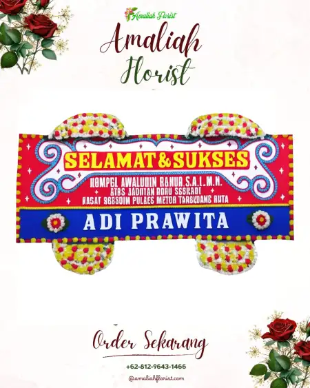 Papan Bunga Ucapan Selamat Bukitmerapin